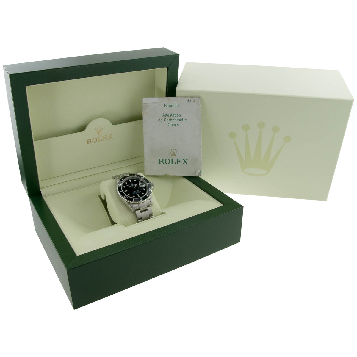 Submariner 16610 - Gents Watch - Black Dial - 2005
