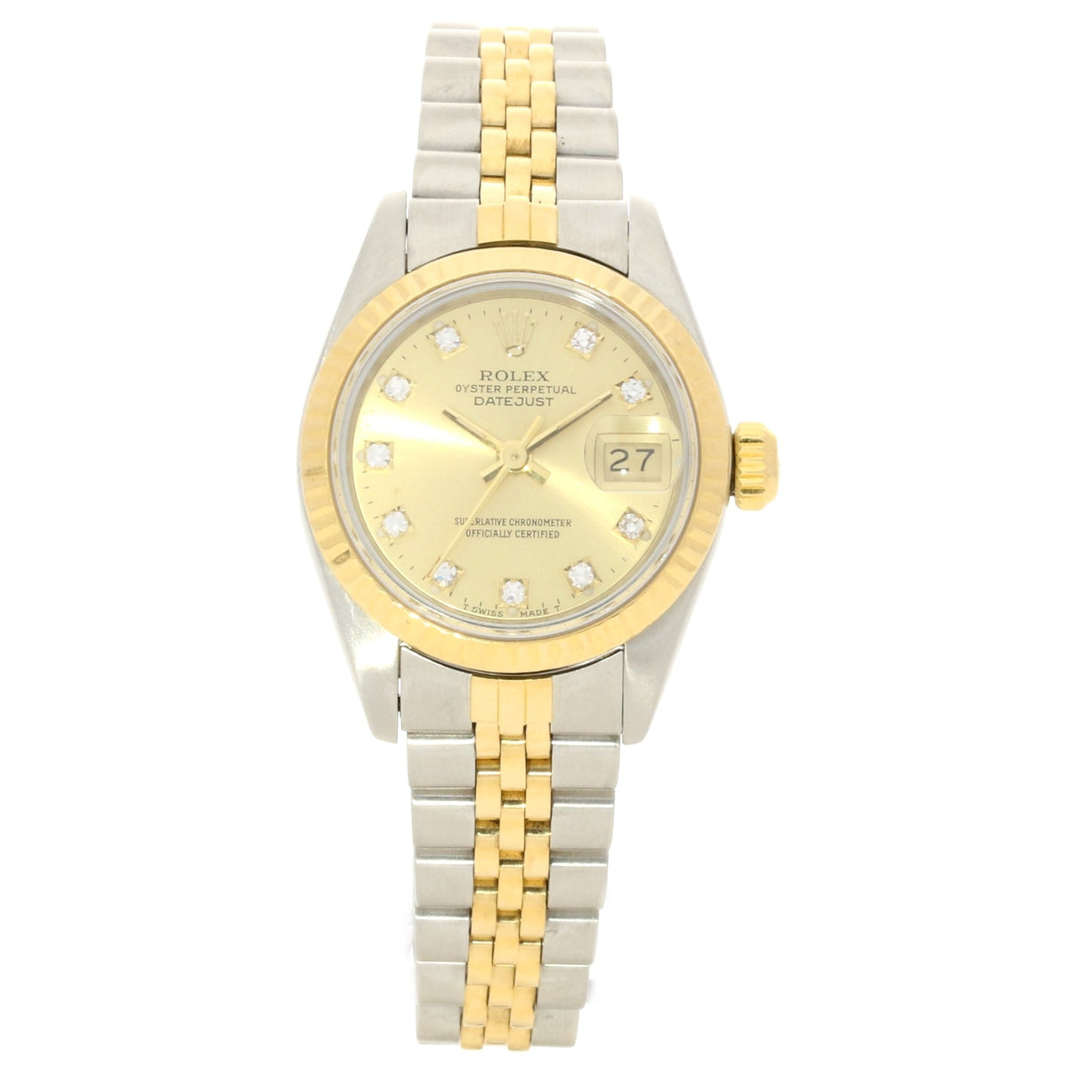 Datejust 69173 - Ladies 26mm Watch - Diamond Dial - 1990
