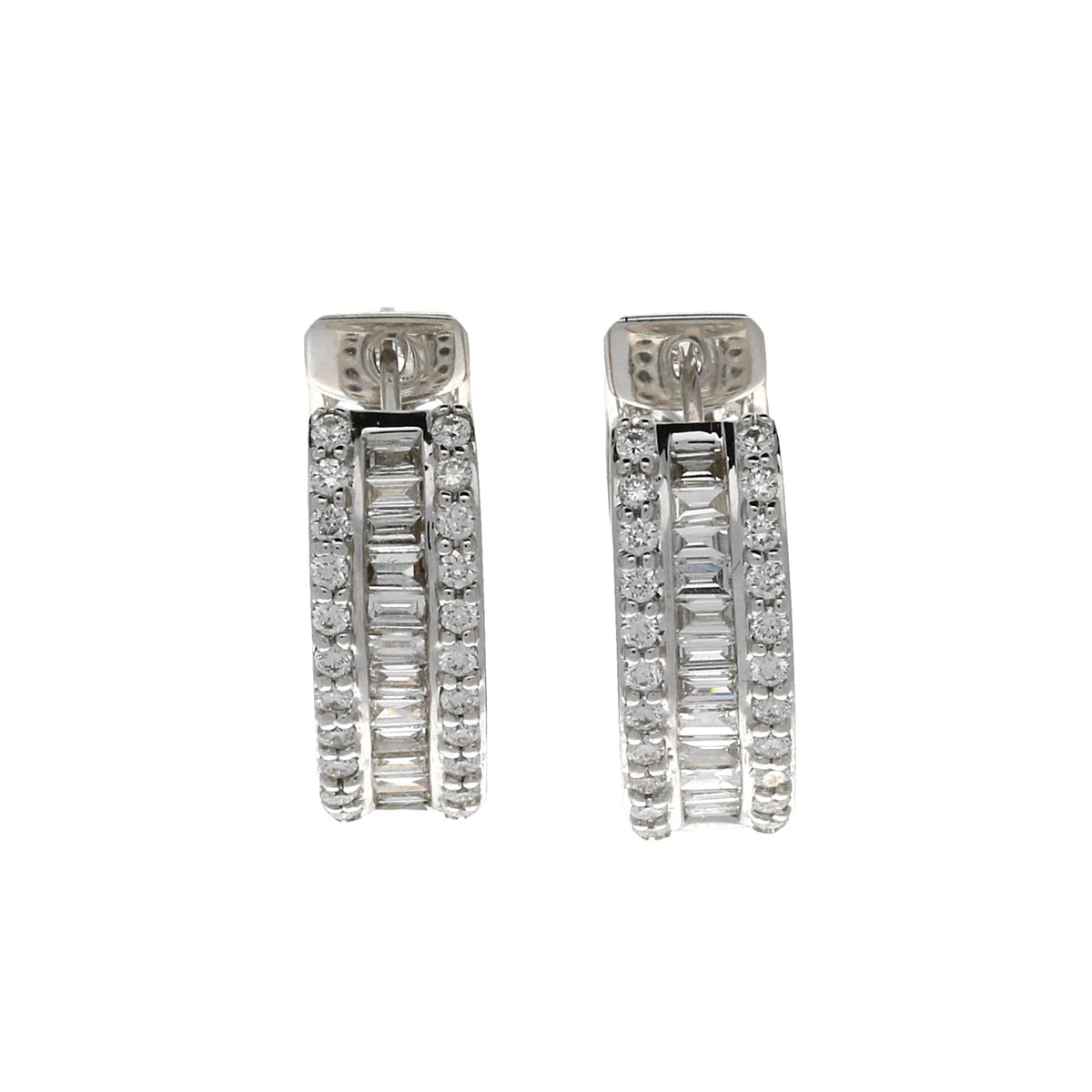 18ct White Gold 0.81ct Diamond Earrings
