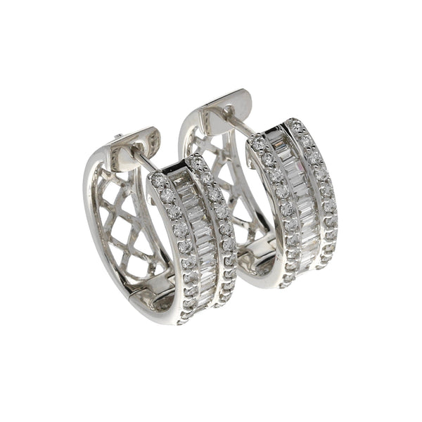 18ct White Gold 0.81ct Diamond Earrings