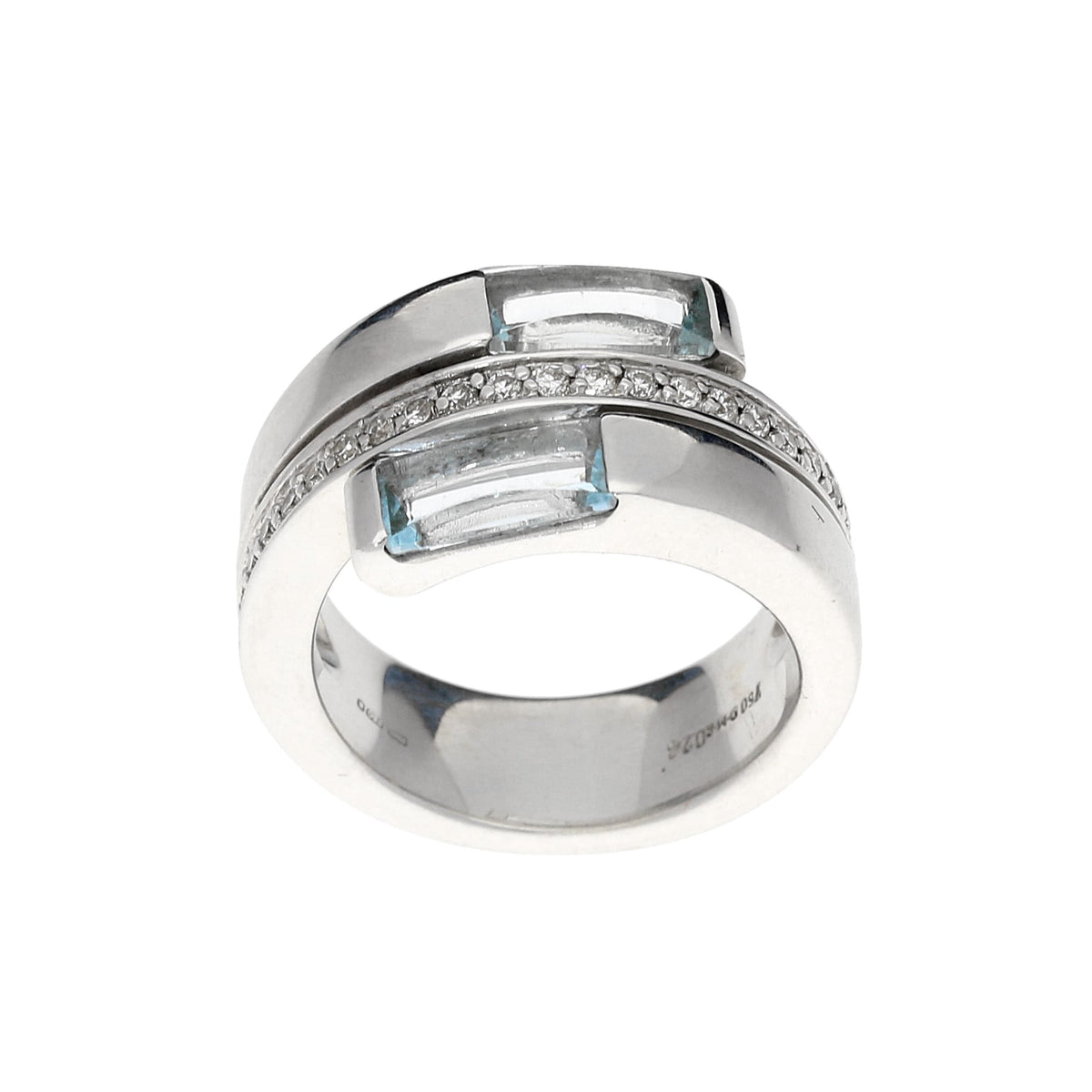 18ct White Gold Aquamarine Ring - 2.50ct Aquamarine