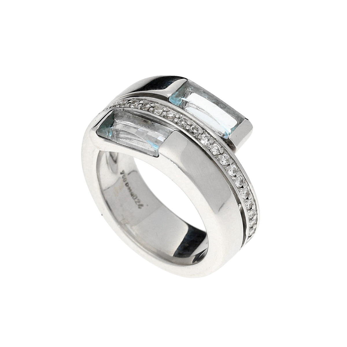 18ct White Gold Aquamarine Ring - 2.50ct Aquamarine