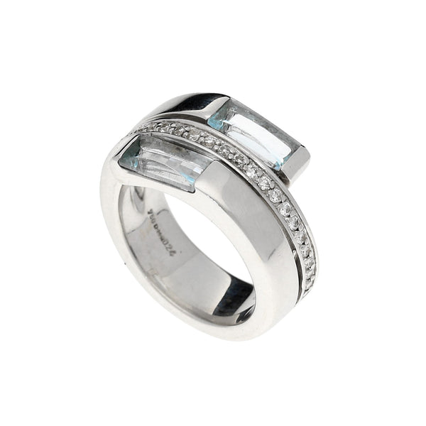 18ct White Gold Aquamarine Ring - 2.50ct Aquamarine