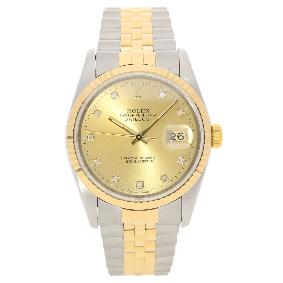 Datejust 16233 - Gents Watch - Diamond Dial - 1993