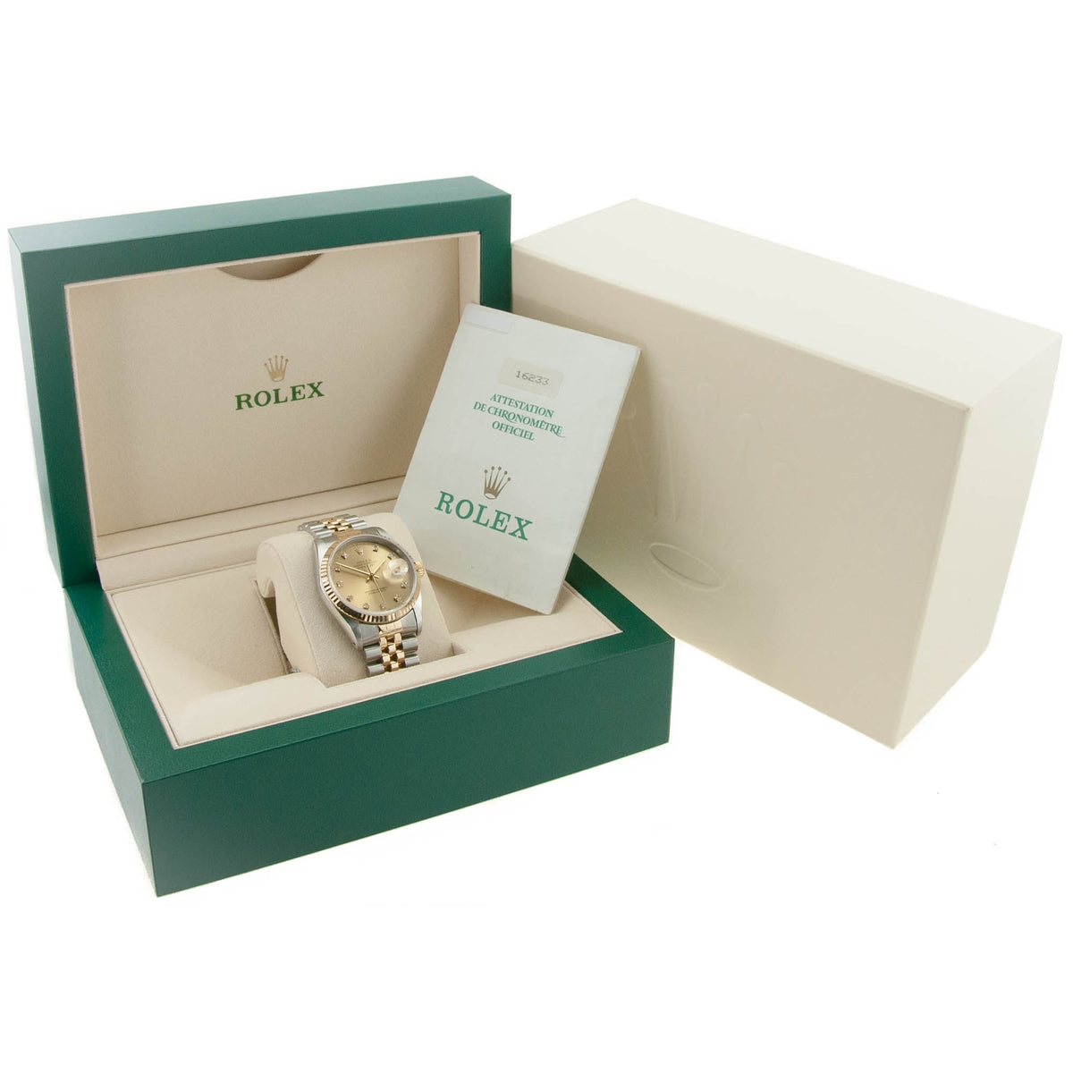 Datejust 16233 - Gents Watch - Diamond Dial - 1993