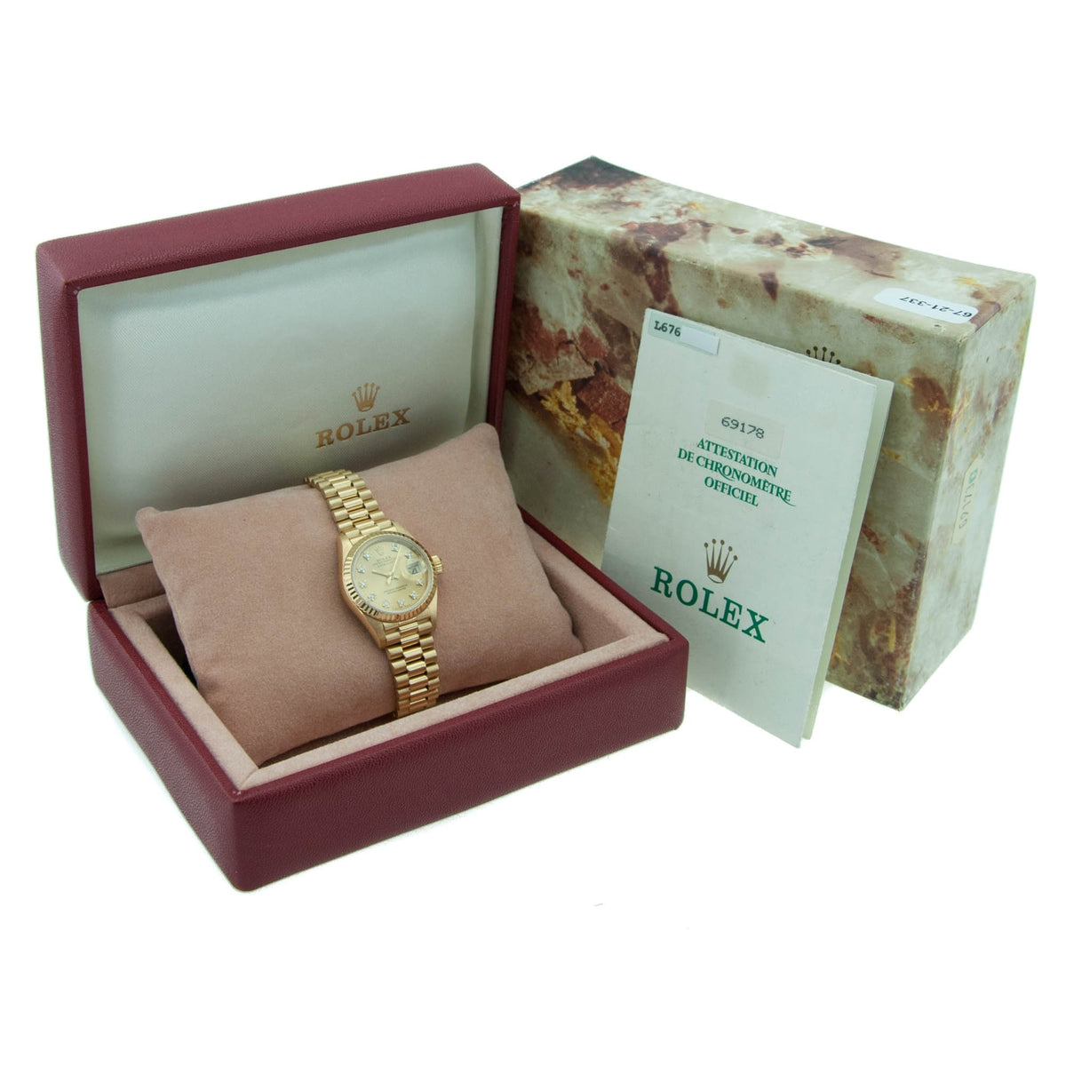 Datejust 69178 - Ladies Gold Watch - 1990