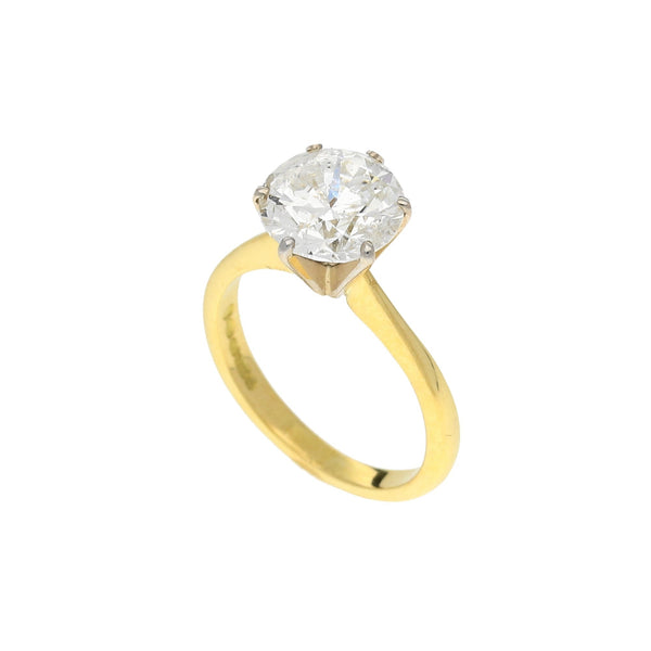 18ct Yellow Gold 2.04ct Diamond Engagement Ring