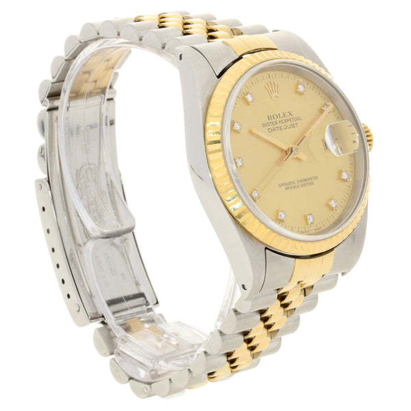 Datejust 16233 - Champagne Diamond Dial - 1991