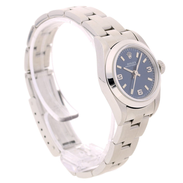Oyster Perpetual 67180 - Ladies Watch - Blue Dial - 1997