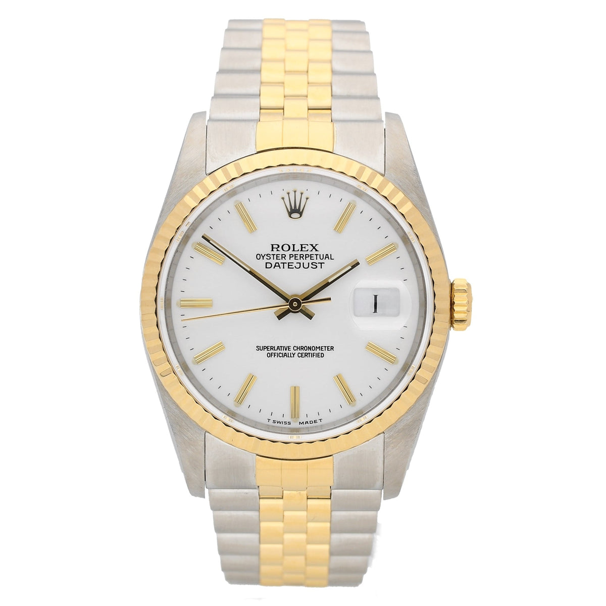 Datejust 16233 - Gents Watch - White Dial - 1991