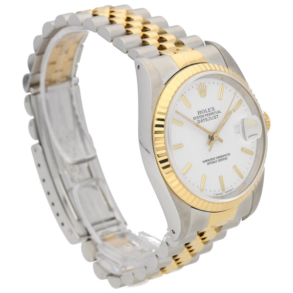 Datejust 16233 - Gents Watch - White Dial - 1991