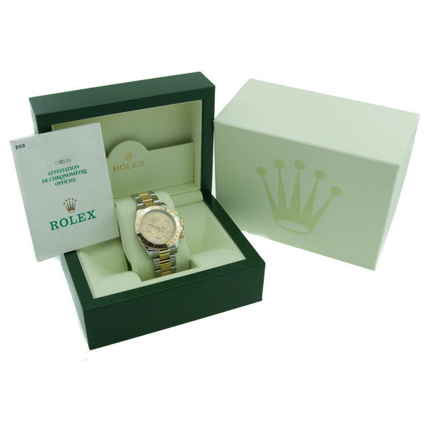 Cosmograph Daytona 116523 - Gents Watch - Champagne Dial - 2001