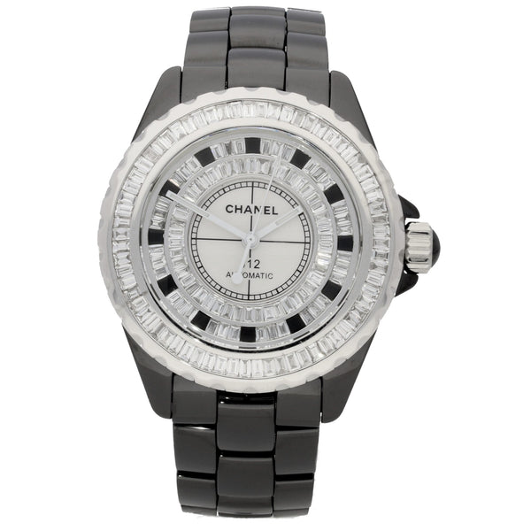 Chanel J12 diamond set watch