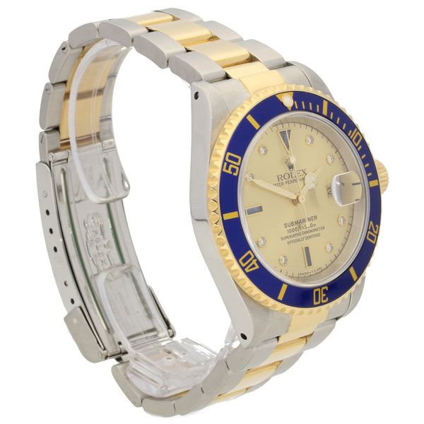 Submariner 16613 - Sapphire and Diamond Dial - 2000