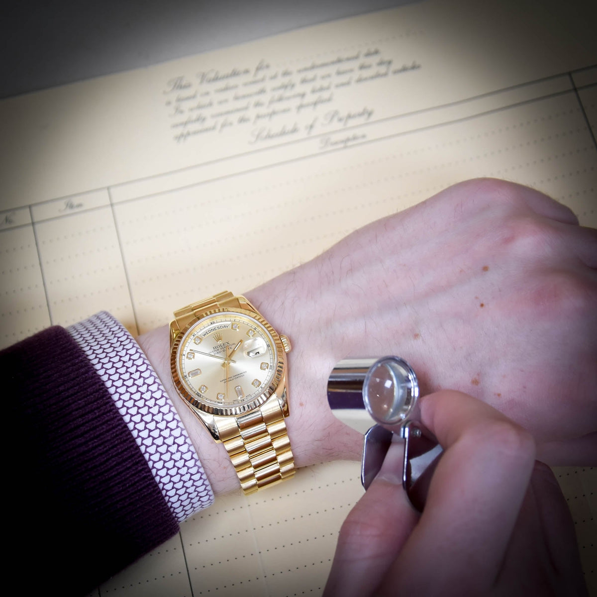 Day-Date 118238 - Gents Watch - Diamond Dial - 2001
