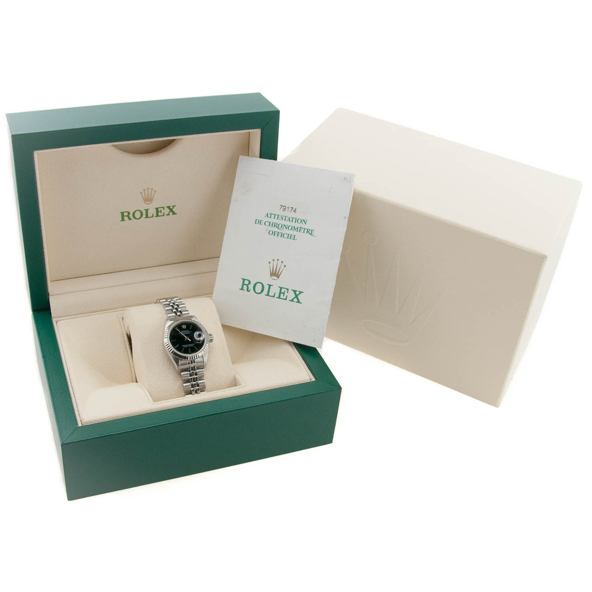 Datejust 79174 - Ladies Watch - Black Dial - 2001