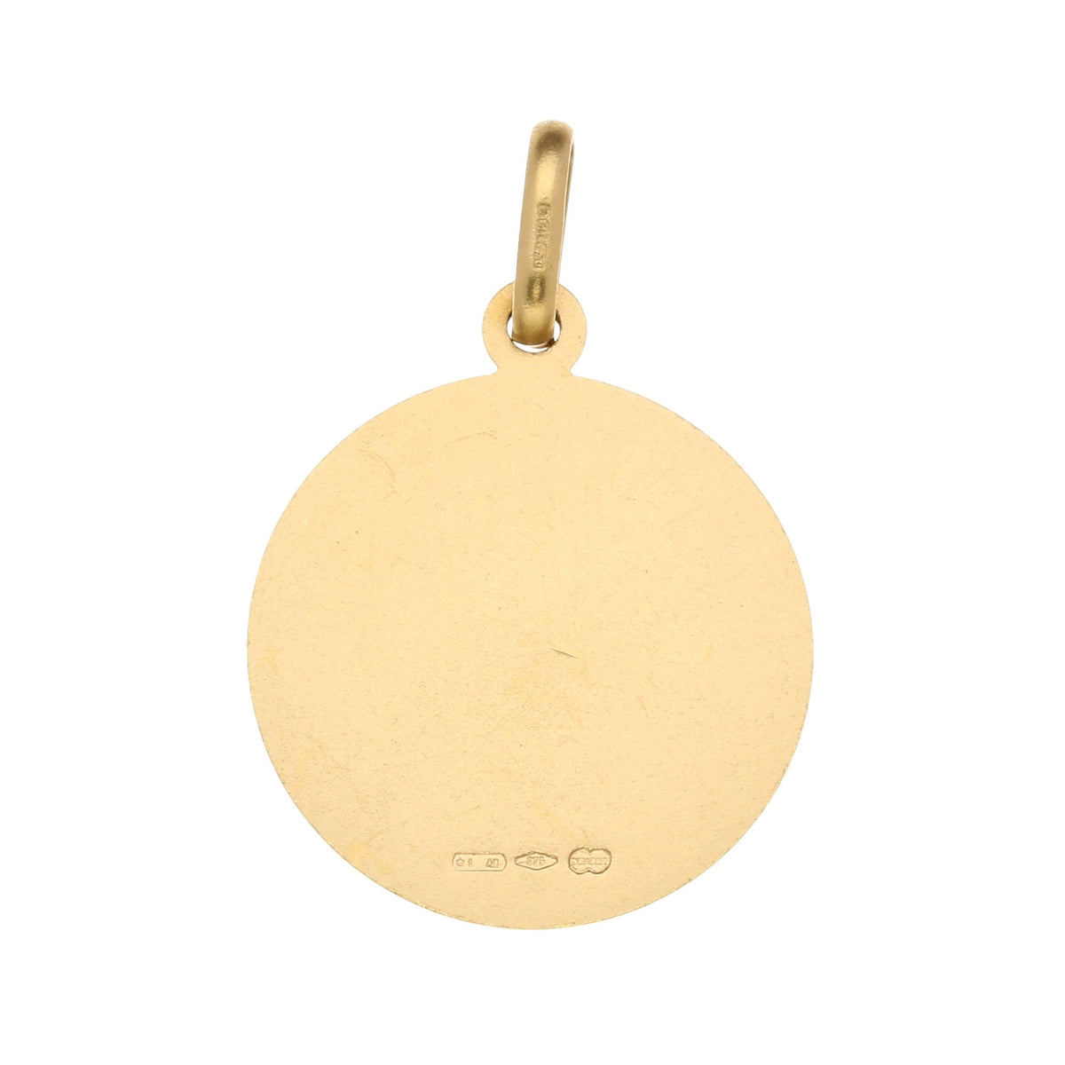 9ct Yellow Gold Medium-Sized St Christopher Pendant - 5.40g