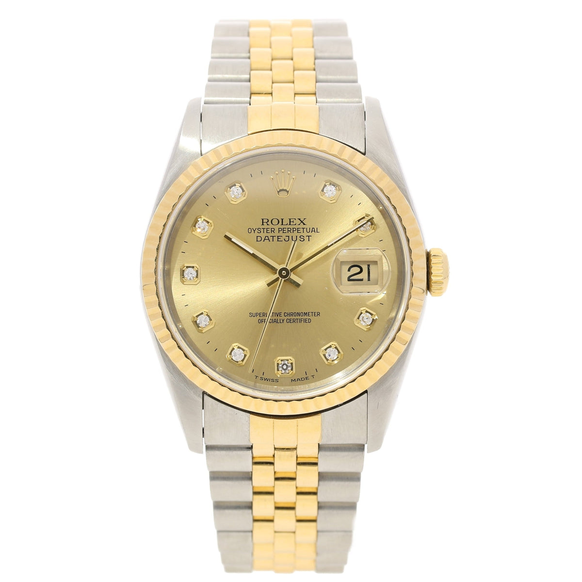 Datejust 16233 - Gents Secondhand Watch - Diamond Dial