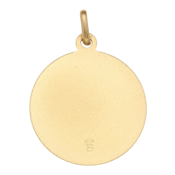 9ct Yellow Gold Large-Sized St Christopher Pendant - 8.70g