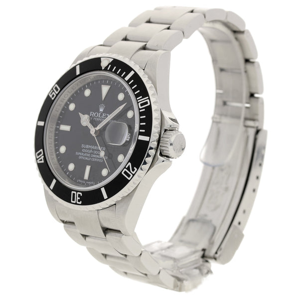 Submariner 16610 - Second Hand Watch - Black Dial - 2008