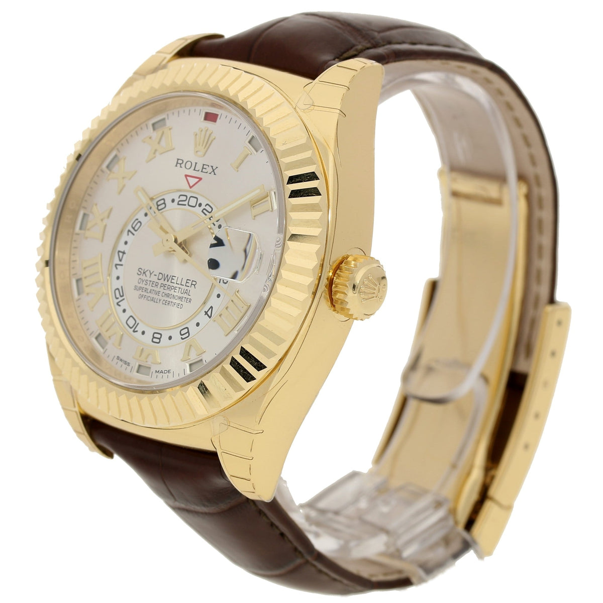 Sky-Dweller 326138 - Brown Leather Strap - Unworn 2015
