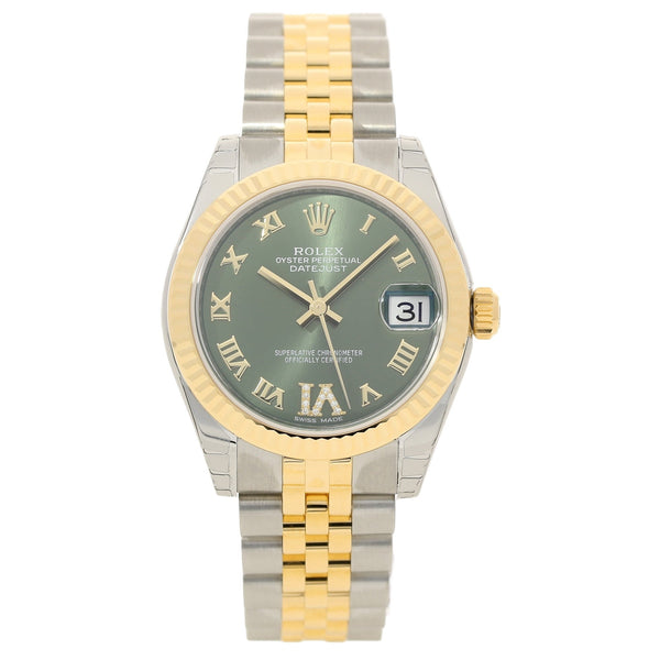 Datejust 178273 - 31mm Mid-Size - Olive Green Dial - 2016 Unworn