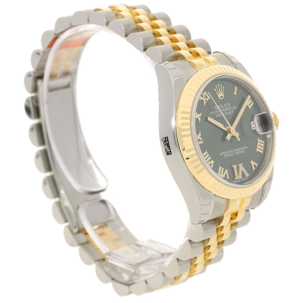 Datejust 178273 - 31mm Mid-Size - Olive Green Dial - 2016 Unworn