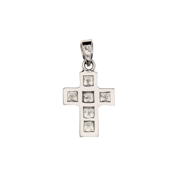 18ct White Gold 1.06ct Diamond Cross