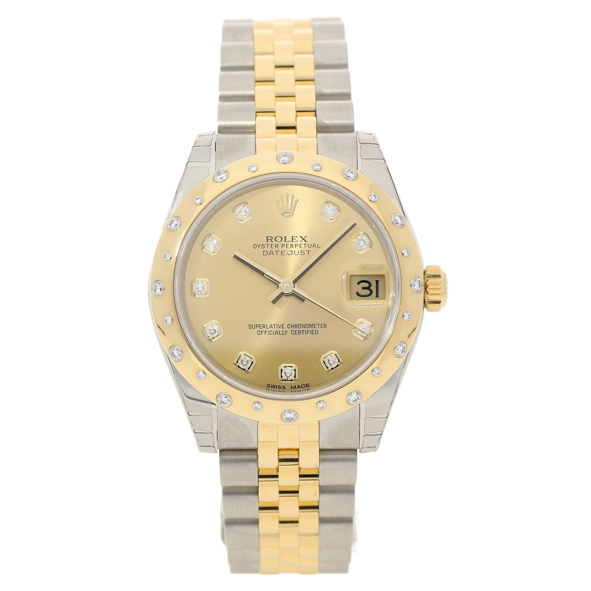 Datejust 178343 - Midsize - Diamond Dial & Bezel - Unworn 2016