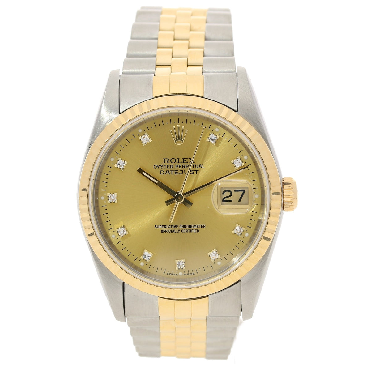 Datejust 16233 - Champagne Diamond Dial - 1990
