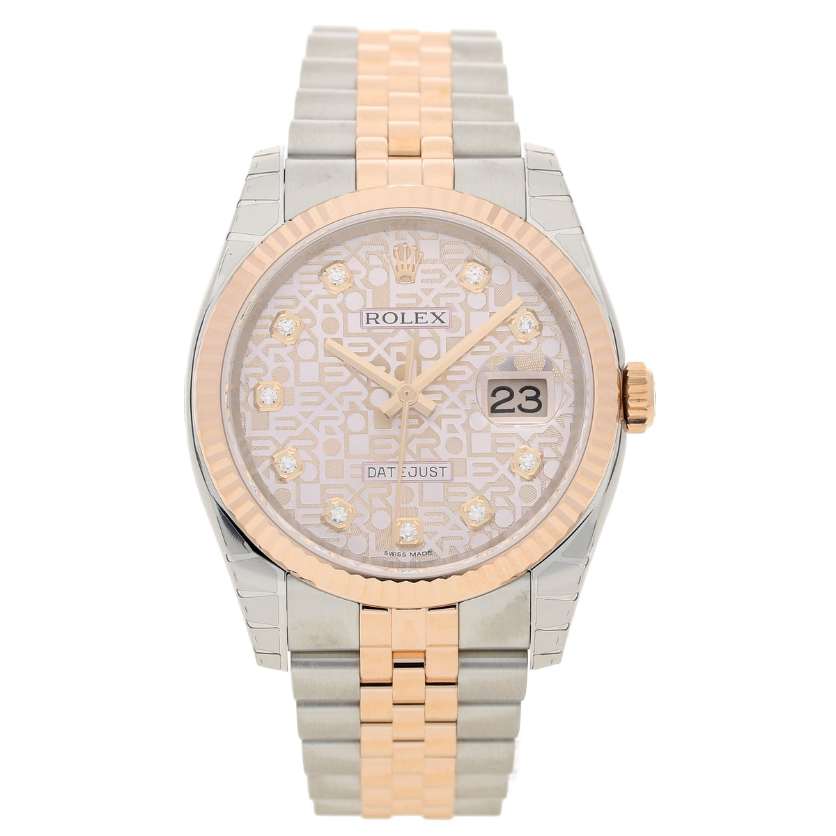 Datejust 116231 - Everose Gold and Stainless Steel - 2017 Unworn