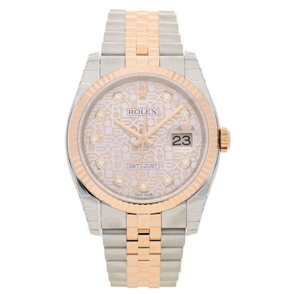 Datejust 116231 - Everose Gold and Stainless Steel - 2017 Unworn
