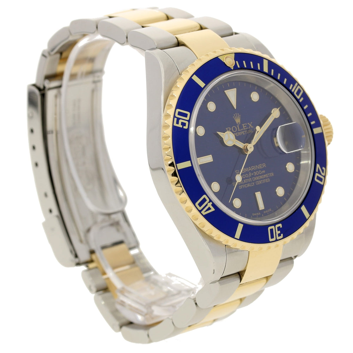 Submariner 16613T - Gents Watch - Blue Bezel & Dial - 2003
