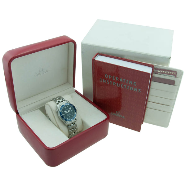 Seamaster 2551.80.00 Quartz - Mid Size - Blue Dial - 2004
