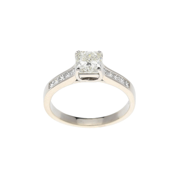 18ct White Gold Diamond Engagement Ring - 1.31ct - 3.7g