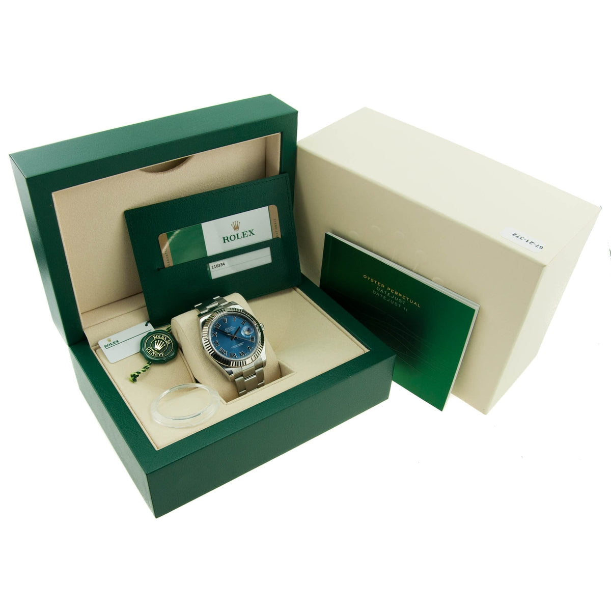 Datejust II 116334 - 41mm - Blue Dial - 2017