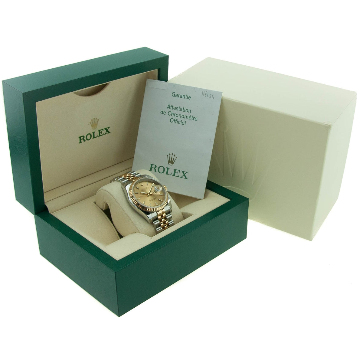 Datejust 116233 - Gents Watch - Champagne Dial - 2007