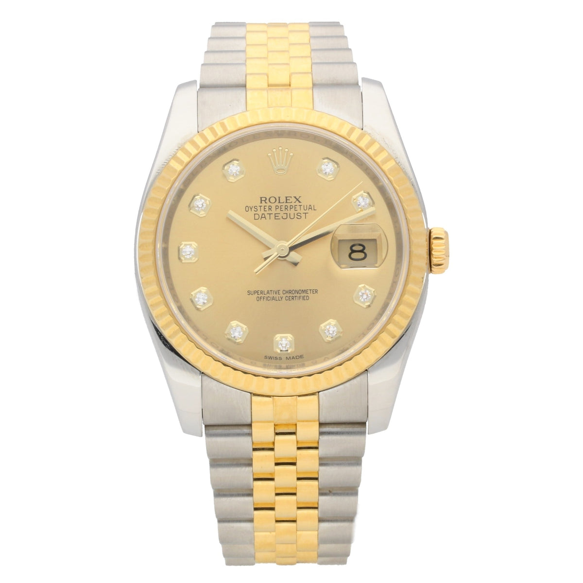 Datejust 116233 - Gents Watch - Diamond Dial - 2013
