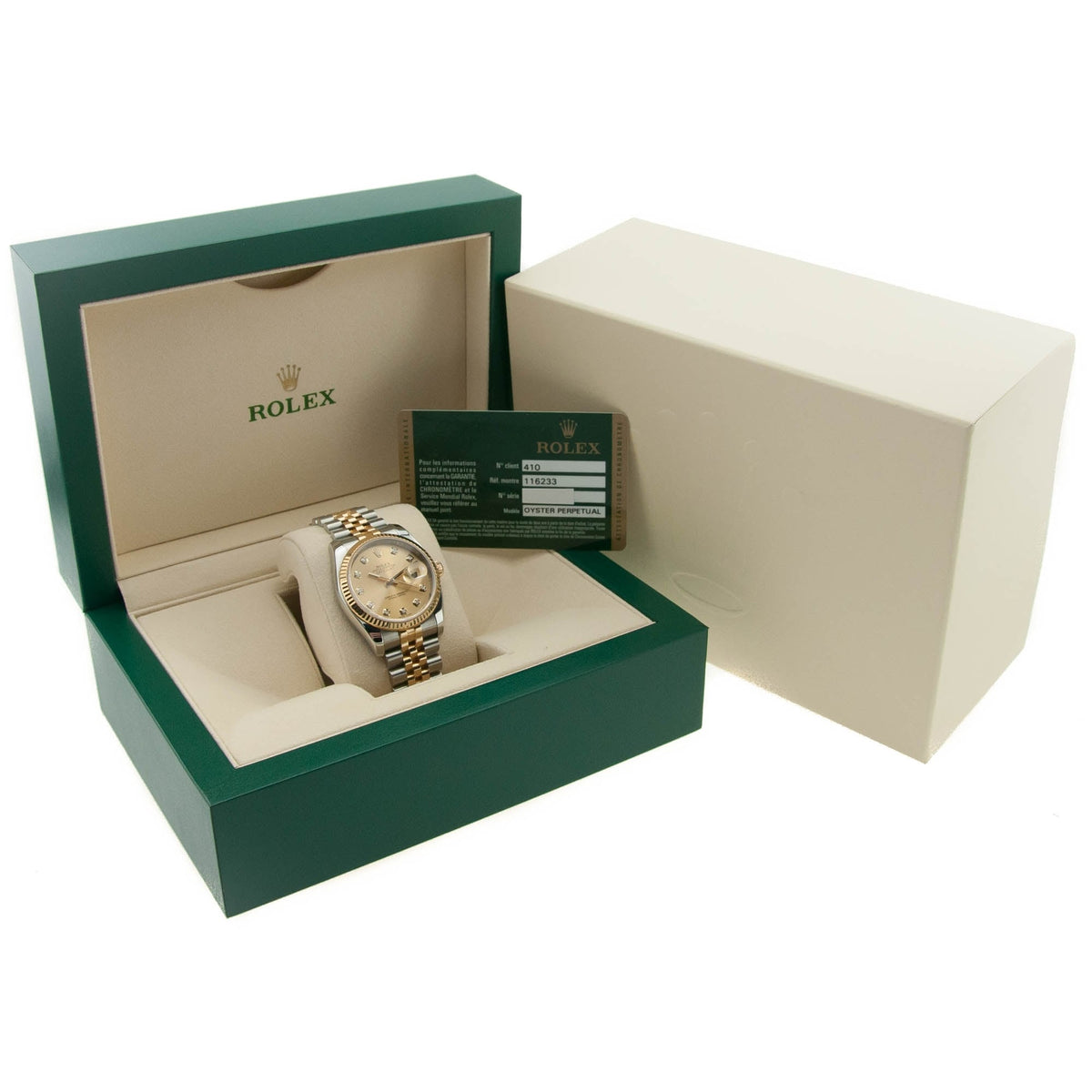Datejust 116233 - Gents Watch - Diamond Dial - 2013