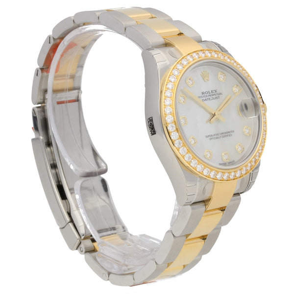 Datejust 178383 - Midsize Watch - Diamond Bezel & Dial - 2018