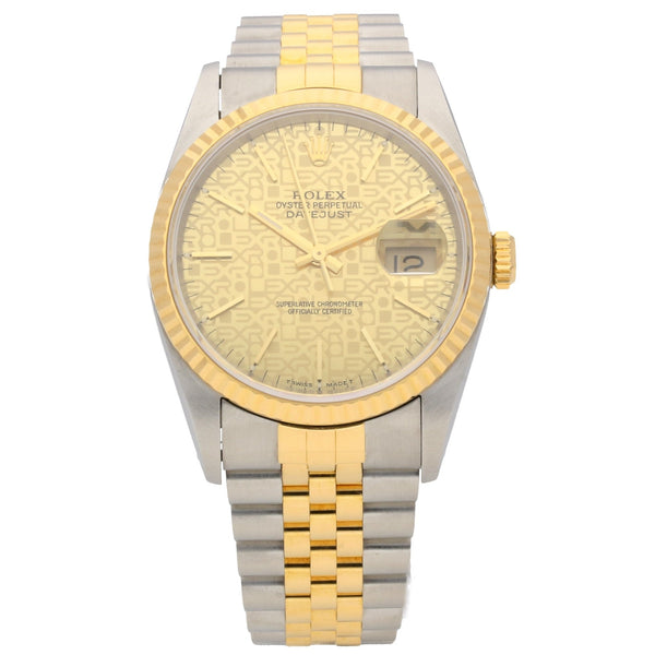 Datejust 16233 - Gents Watch - Champagne Jubilee Dial - 1992