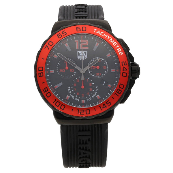 Formula 1 CAU1117 - Black Dial - Red Bezel - 2014 Approx