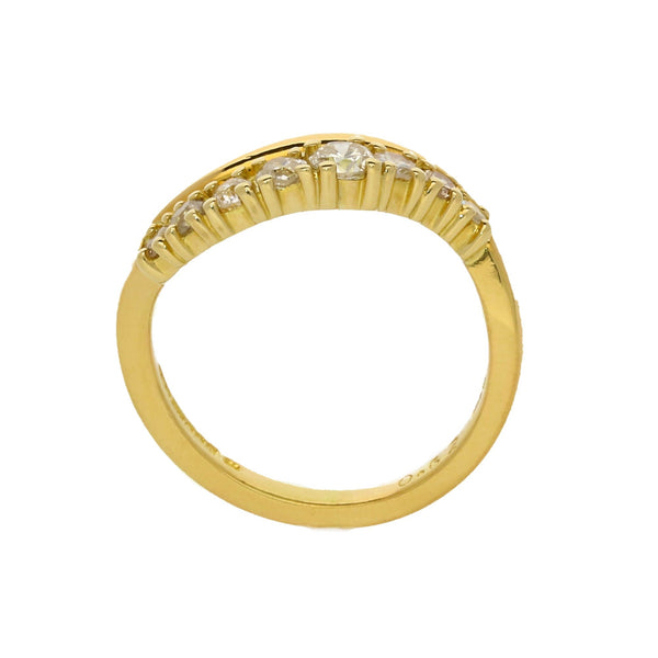18ct Yellow Gold Diamond Ring - 0.62ct