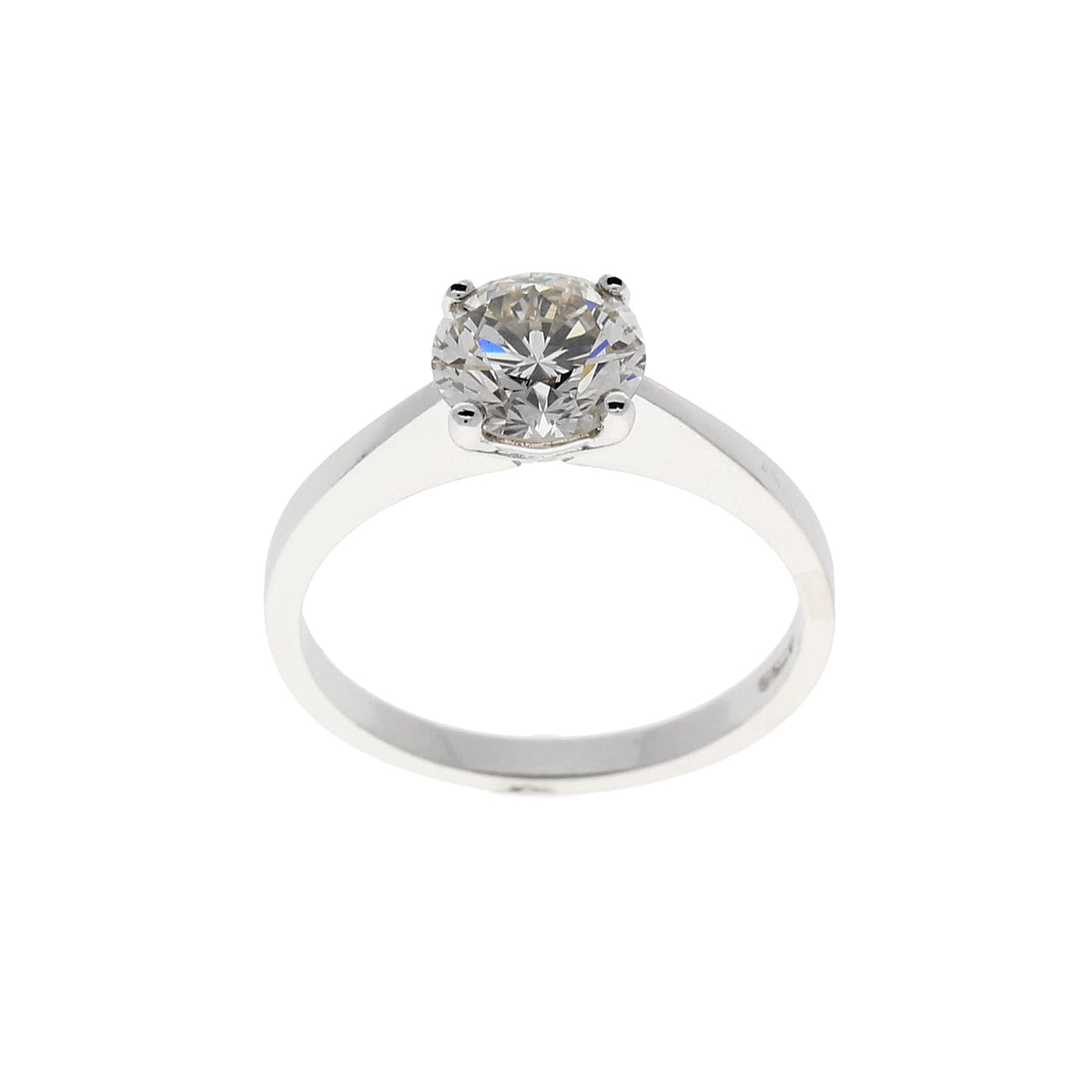 Platinum Four Claw Engagement Ring - 1.46ct