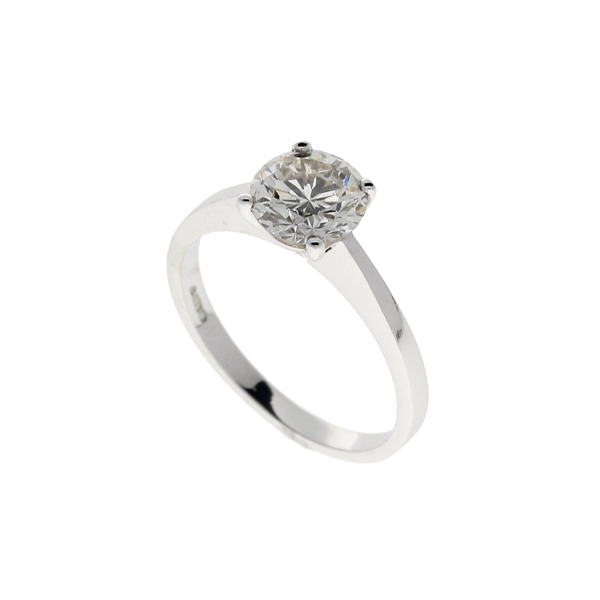 Platinum Four Claw Engagement Ring - 1.46ct