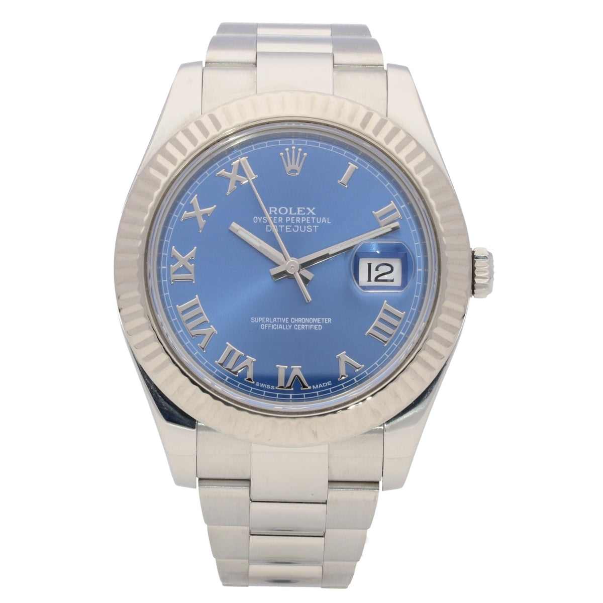 Datejust 116334 - Blue Dial - 41mm - 2016