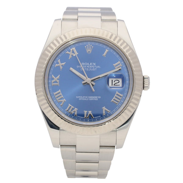 Datejust 116334 - Blue Dial - 41mm - 2016