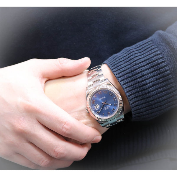 Datejust 116334 - Blue Dial - 41mm - 2016