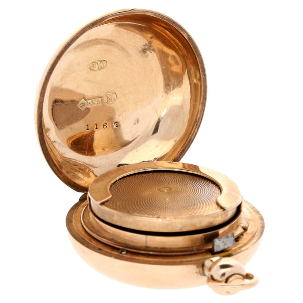 9ct Gold Sovereign Case - 17.90g