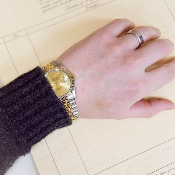 Datejust 16233 - Steel and Gold - Diamond Dial - 1994